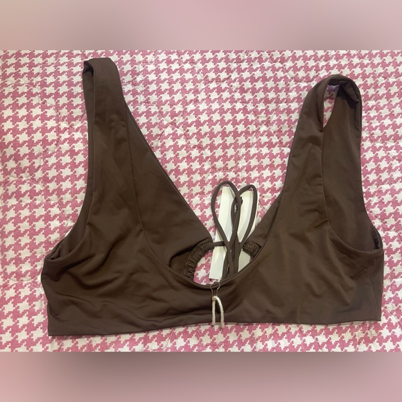 Riot Swim Chocolate Bikini Top - Picture 4 of 4